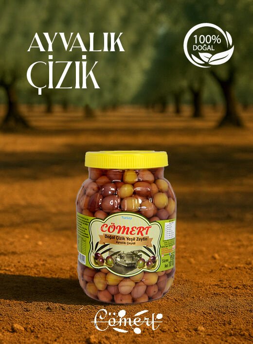 Doğal Yeşil Çizik Zeytin 1 Kğ (2025-2026)