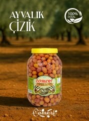 Doğal Yeşil Çizik Zeytin 1.5 Kğ (2025-2026)