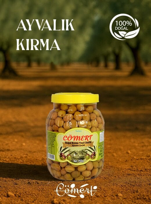 Doğal El Kırması Yeşil Zeytin 1 Kğ (2025-2026)