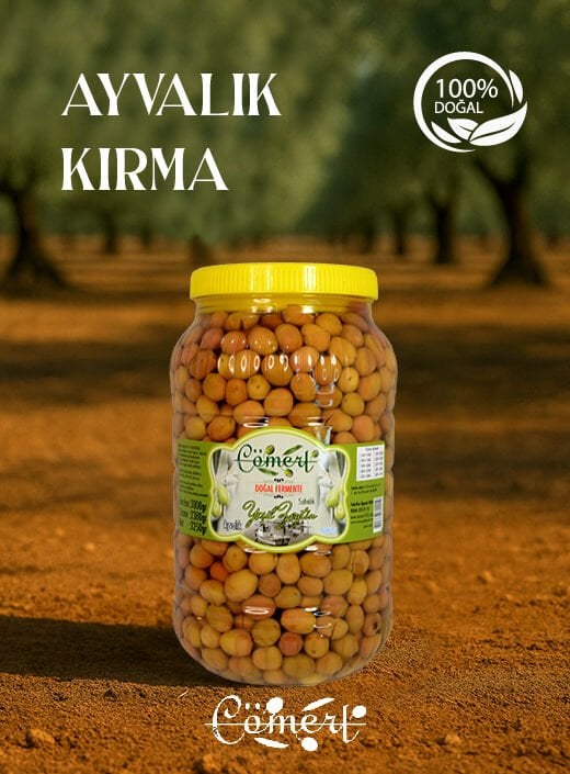 DOĞAL EL KIRMASI YEŞİL ZEYTİN 2.5 KG