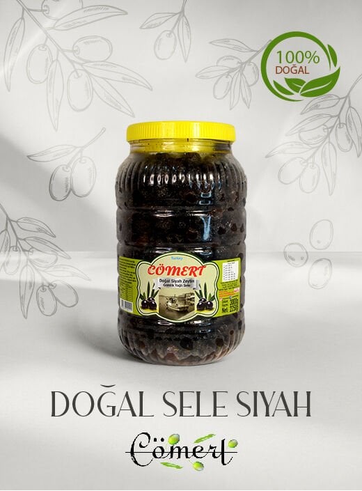 Doğal Sele Siyah Zeytin 2.5kğ