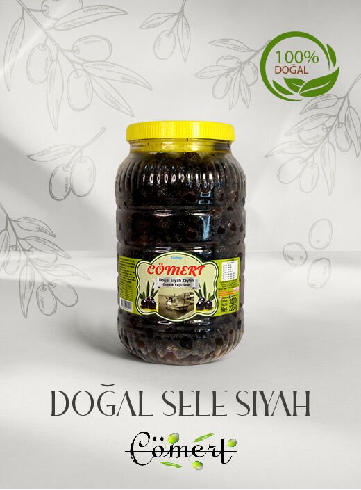 Doğal Sele Siyah Zeytin 2.5kğ