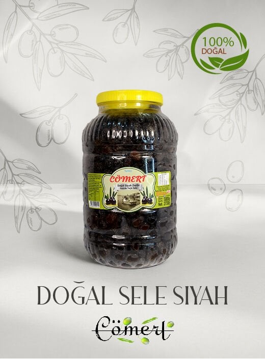 DOĞAL SELE SİYAH ZEYTİN  4kğ
