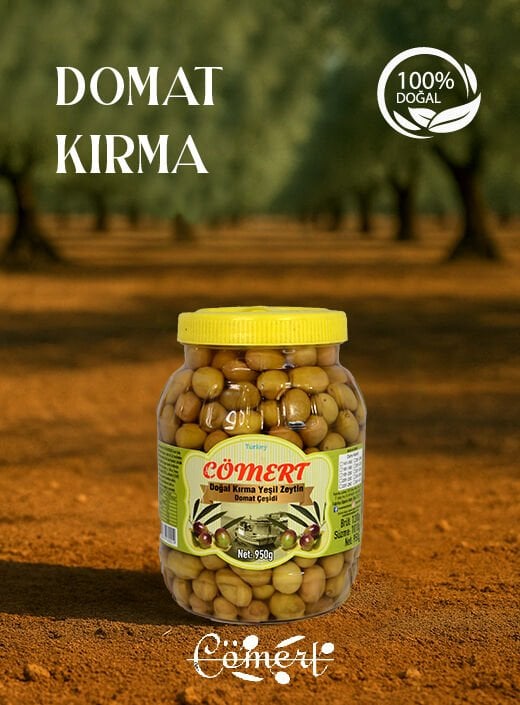 DOMAT KIRMA JUMBO YEŞİL ZEYTİN 1 kğ