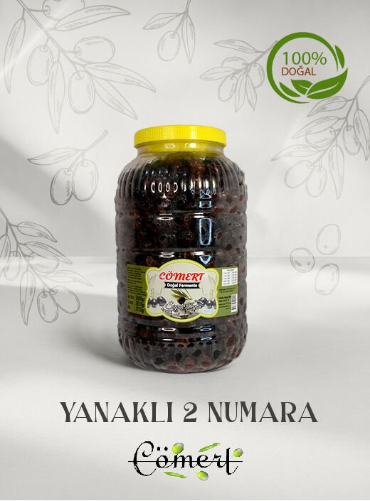 DOĞAL YANAKLI 2 NUM SİYAH ZEYTİN  4 KĞ