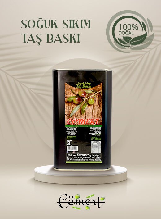 Taş Baskı Zeytinyağı 3 Lt 2025-2026