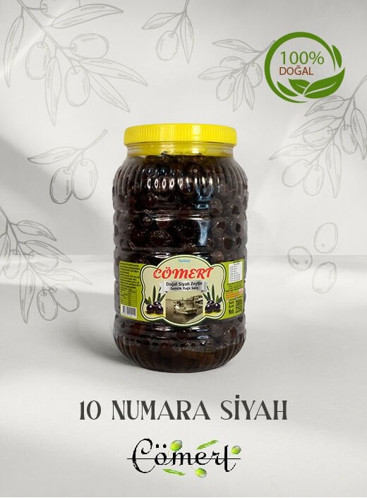 Gemlik 10 Numara Siyah Zeytin 2.5kğ