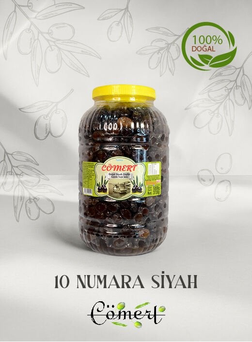 Gemlik 10 Numara Siyah Zeytin 4 kğ