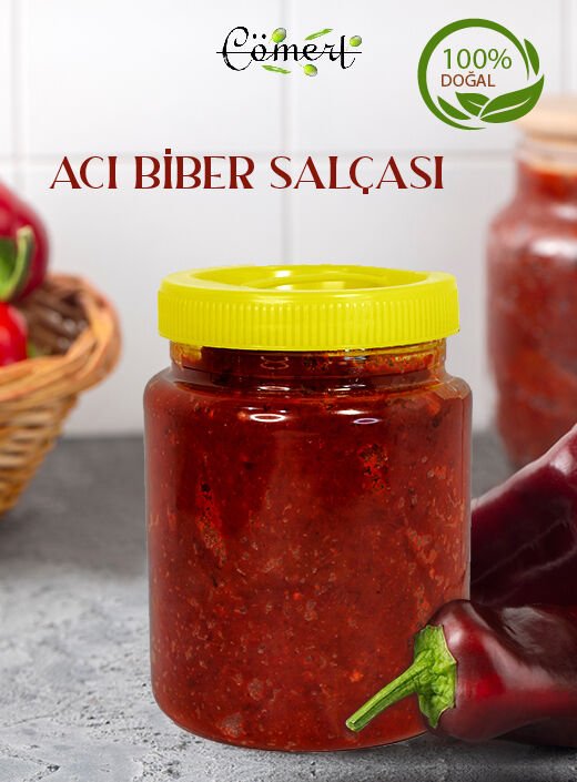 DOĞAL ACI BİBER SALÇASI 1kğ
