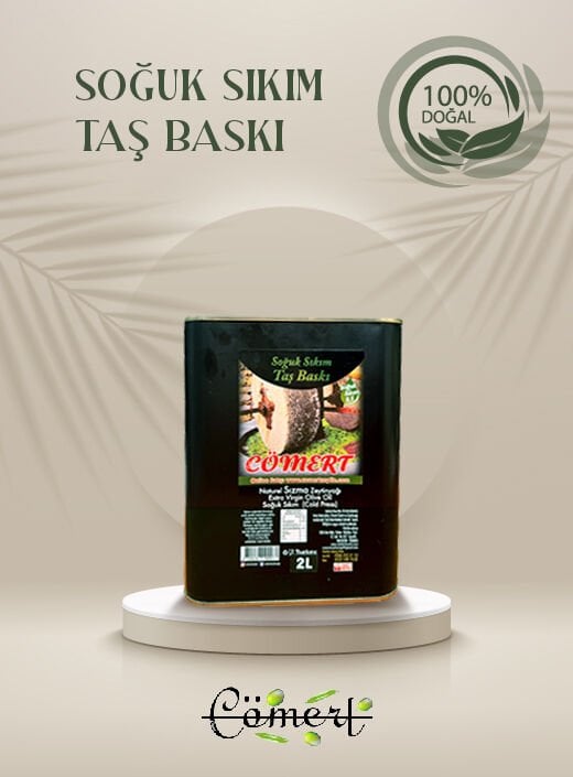 Taş Baskı Zeytinyağı 2 Lt 2025-2026 (filitresiz)