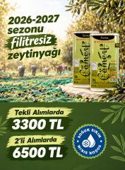 Erken Hasat 5 Lt Filitresiz 2026-2027 2 li Paket